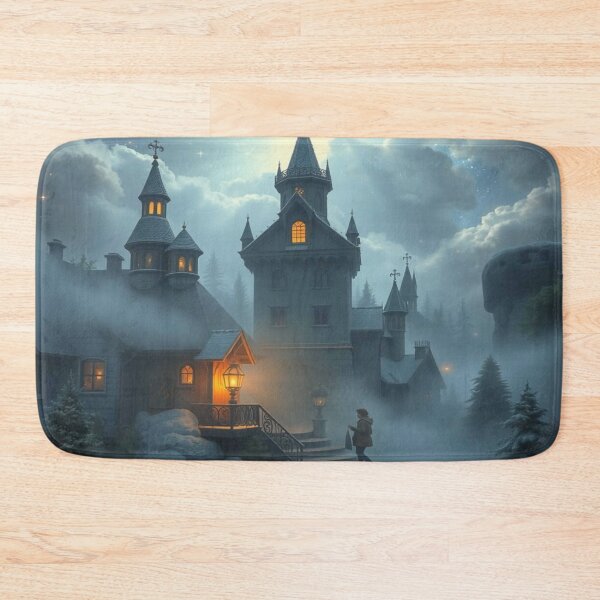 Item preview, Mystical Moonlit Mansion – Magical house under the starry sky designed and sold by FotoworldEdel.