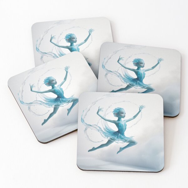 Item preview, Matte Canvas, Framed (Multi-color) - Water life through elegant dance movements designed and sold by Moatasem Abo alrob.