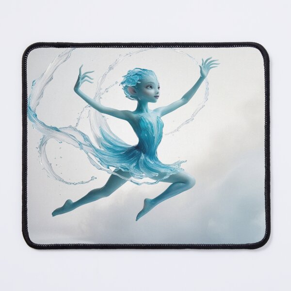 Item preview, Matte Canvas, Framed (Multi-color) - Water life through elegant dance movements designed and sold by Moatasem Abo alrob.