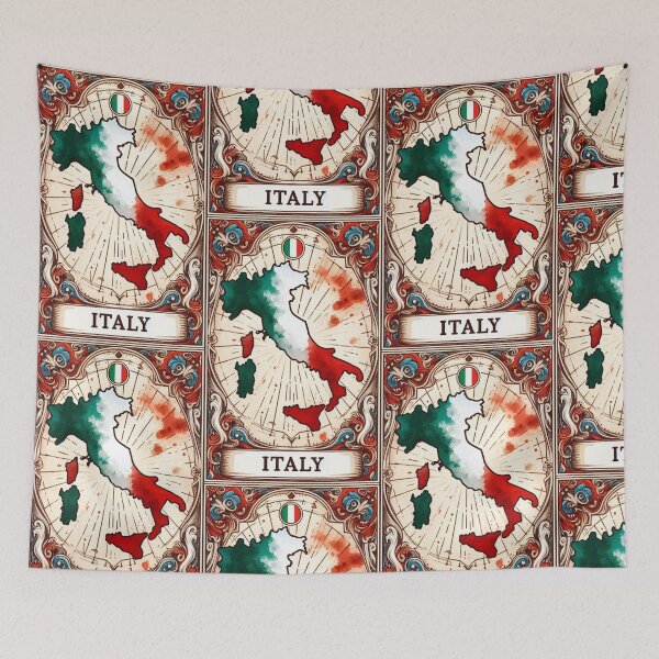 Item preview, Italy Flag map designed and sold by clintang.