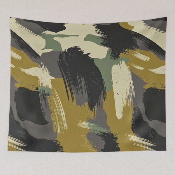 Item preview, Brushstroke Tactical Camouflage in Earth Colours designed and sold by CamouflageLab.