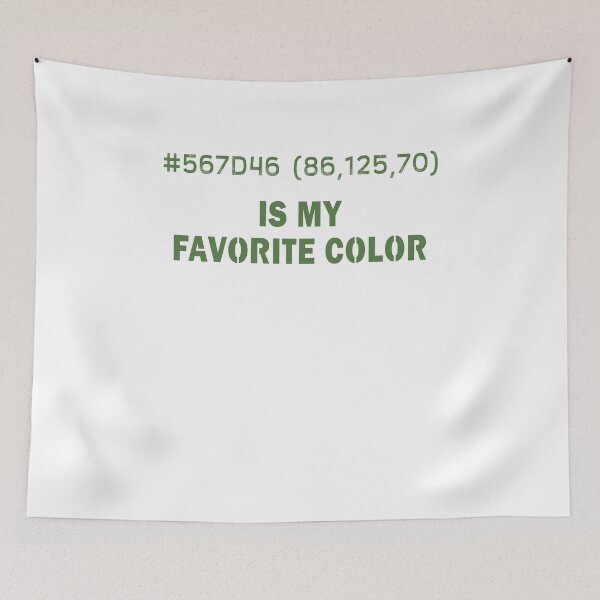 Item preview, Green Is My Favorite Color Hex Code RGB Programmer Graphic Designer Nerd Funny designed and sold by Basti09.