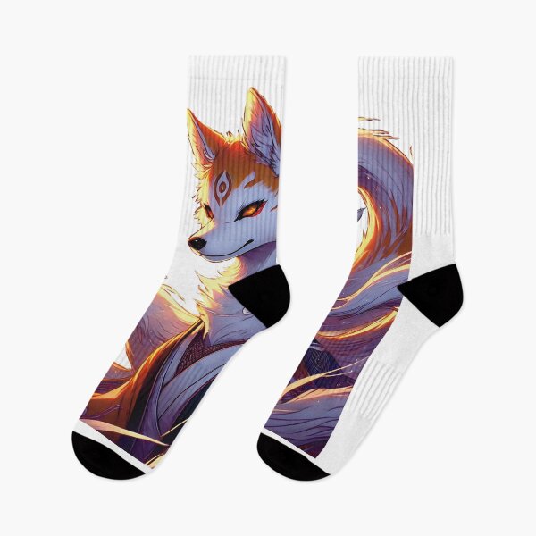 Item preview, Mystical Akita Inu Kitsune Spirit – Anime Art Illustration designed and sold by Asbiell.