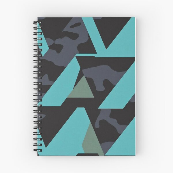 Item preview, Geometric Tactical Camouflage in Cyan Jade designed and sold by CamouflageLab.