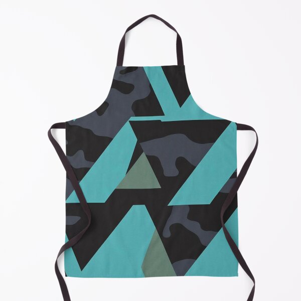 Item preview, Geometric Tactical Camouflage in Cyan Jade designed and sold by CamouflageLab.