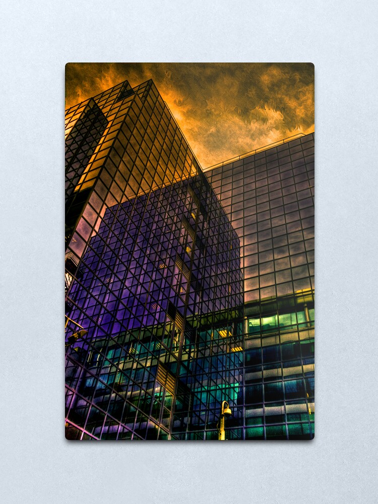 Alternate view of Reflections of Glasgow (6) Metal Print