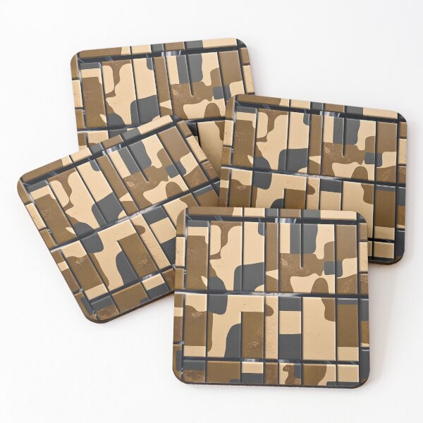 Item preview, Digital Desert Tactical Camouflage Grid designed and sold by CamouflageLab.