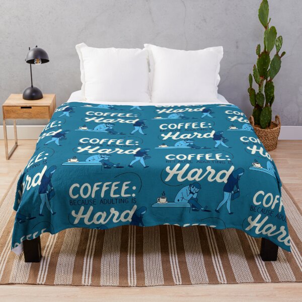 Item preview, Humorous Coffee and Overwhelmed Adult Illustration designed and sold by ART ATTACK ZONE.