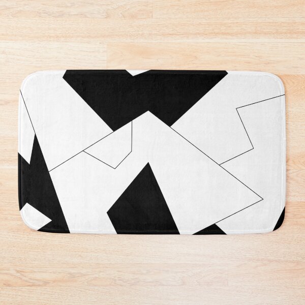Item preview, Abstract geometric pattern - black and white. designed and sold by K.S ART.