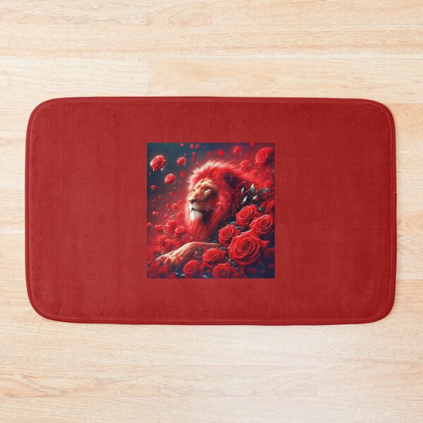 Aperçu de l'œuvre Lion rouge et rose créée et vendue par shymuscat.