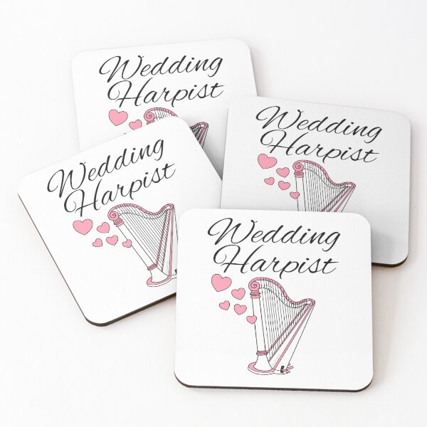 Item preview, Wedding Harpist, Harp Player String Musician designed and sold by doodlerob.