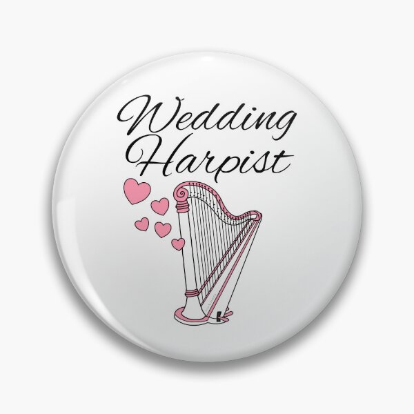 Item preview, Wedding Harpist, Harp Player String Musician designed and sold by doodlerob.