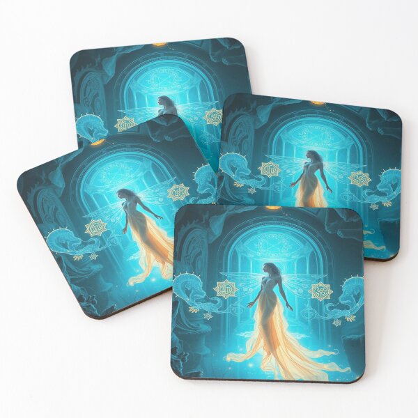 Item preview, Mystic Blue Temple – A luminous underwater dream full of magic, elegance and fascinating shades of blue designed and sold by FotoworldEdel.