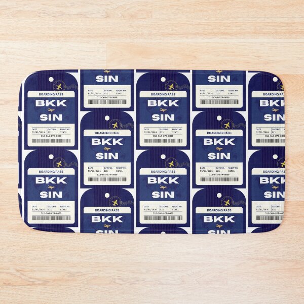 Item preview, Bangkok to Singapore Boarding Pass designed and sold by Local Folk.