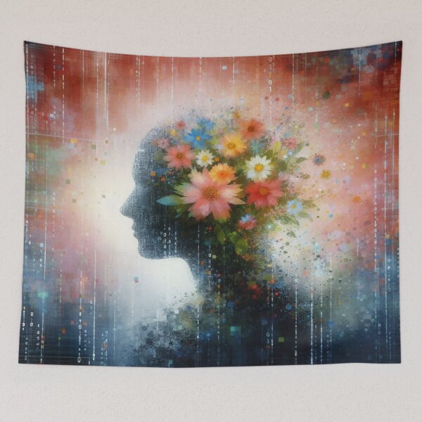 Item preview, "Mind in Full Bloom" designed and sold by aipichub.