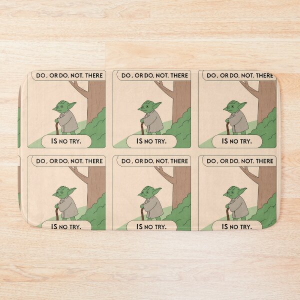 Item preview, Yoda Quote Illustration: "Do, or Do Not" designed and sold by ART ATTACK ZONE.