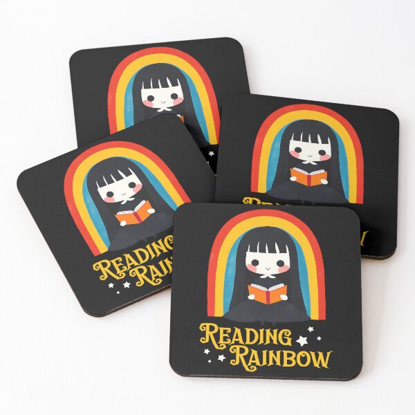 Item preview, Reading Rainbow Cute Bookworm Witch designed and sold by GolDreamShop.