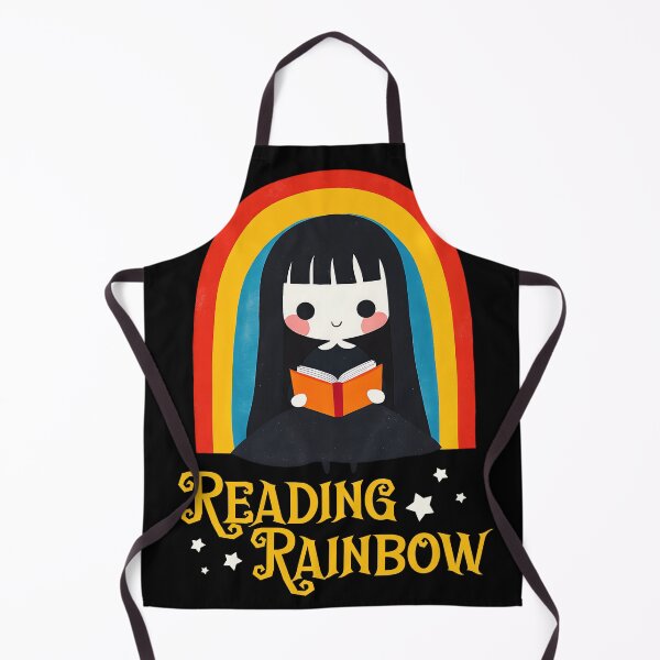 Item preview, Reading Rainbow Cute Bookworm Witch designed and sold by GolDreamShop.