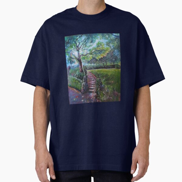 Item preview, Leaf Strewn Steps - Victoria Park, St Helens designed and sold by LittleLiz.