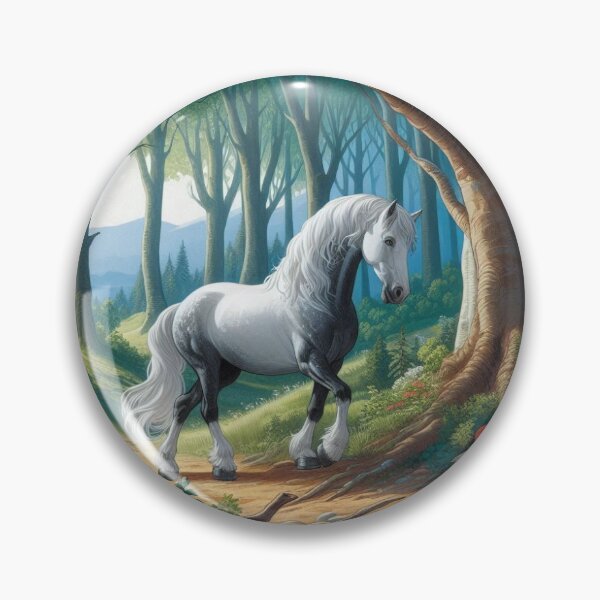 Item preview, Majestic White Horse – Elegance in motion, strength & grace in wild nature designed and sold by FotoworldEdel.
