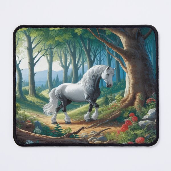 Item preview, Majestic White Horse – Elegance in motion, strength & grace in wild nature designed and sold by FotoworldEdel.
