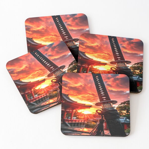 Item preview, Samurai Sword at Sunset designed and sold by Exodoi.