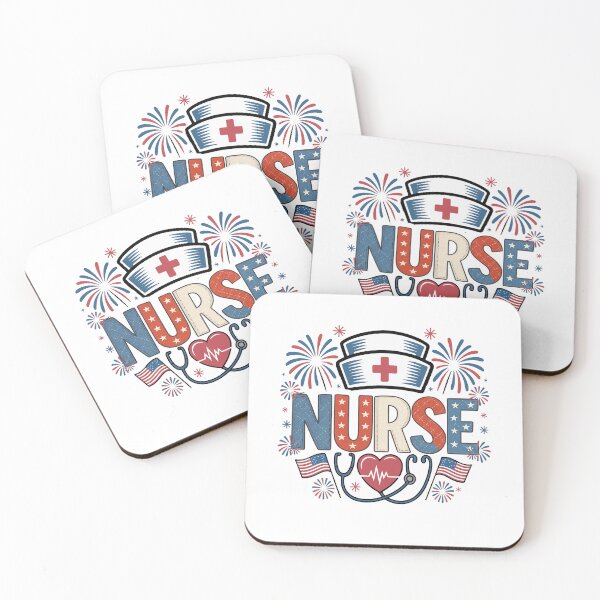 Item preview, Patriotic American Nurse 4th of July Nurse Stethoscope Nursing  designed and sold by ZANNIX.