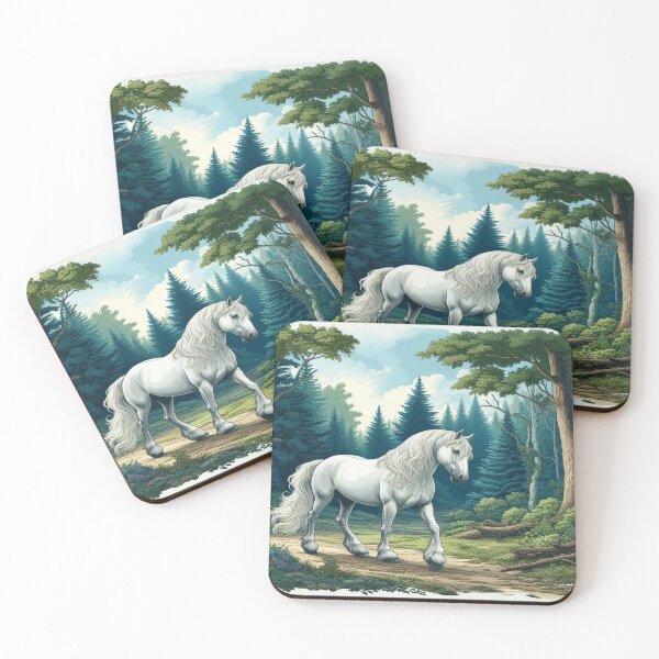 Item preview, Majestic White Horse – Elegance in motion, strength & grace in wild nature designed and sold by FotoworldEdel.