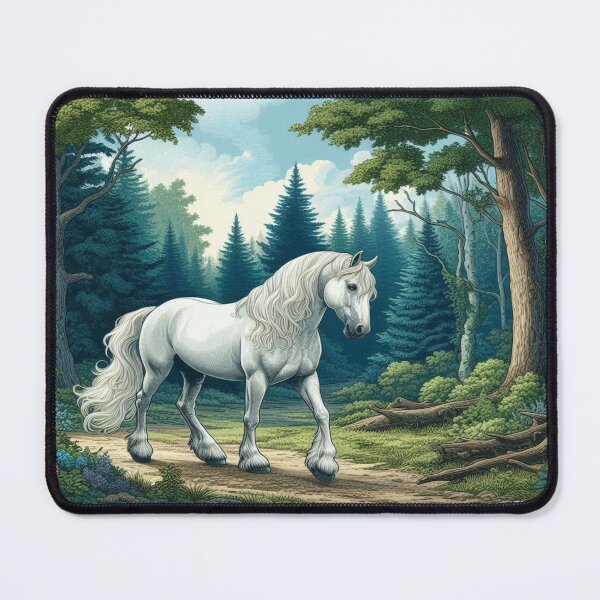 Item preview, Majestic White Horse – Elegance in motion, strength & grace in wild nature designed and sold by FotoworldEdel.