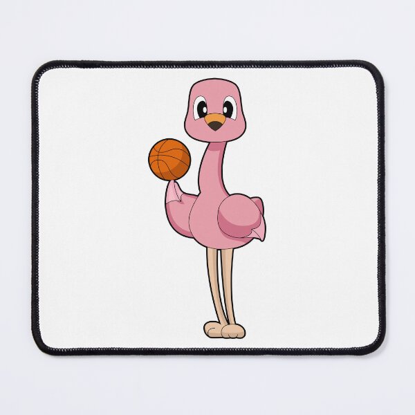 Item preview, Flamingo Basketball player Basketball designed and sold by Snabdesign84.