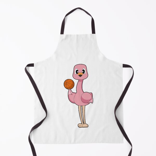 Item preview, Flamingo Basketball player Basketball designed and sold by Snabdesign84.
