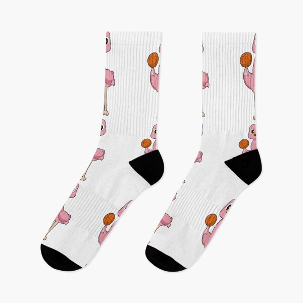 Item preview, Flamingo Basketball player Basketball designed and sold by Snabdesign84.