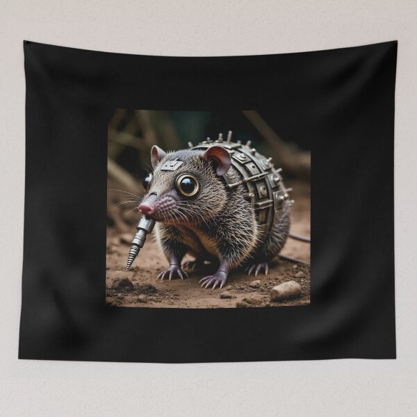 Item preview, Talpa Di Ferro – The Iron Mole Brainrot Meme designed and sold by EmeraldeaArt.