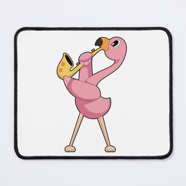Item preview, Flamingo Musician Saxophone Music designed and sold by Snabdesign84.
