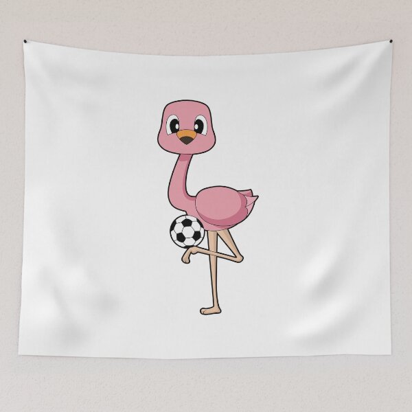 Item preview, Flamingo Soccer player Soccer designed and sold by Snabdesign84.