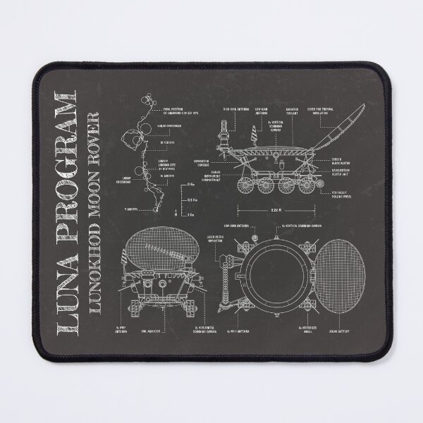 Item preview, Lunokhod Moon Rover - Soviet Luna Program (Blackboard) designed and sold by BGALAXY.