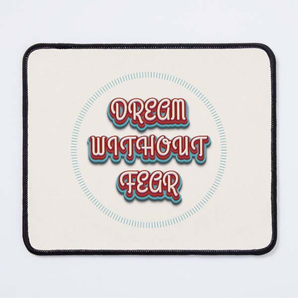 Item preview, Dream Without Fear Bold Typography Design designed and sold by trepiu.