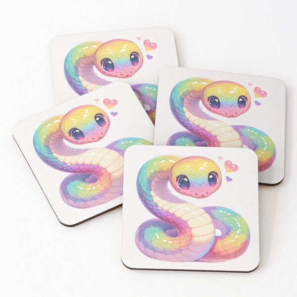 Item preview, Rainbow snake designed and sold by MendaciousMina.