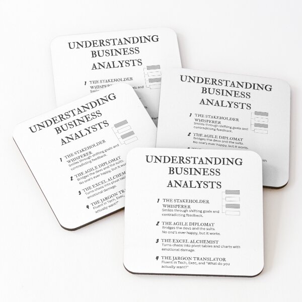 Item preview, Understanding Business Analysts – Funny BA Life Definitions designed and sold by PsyFlow35.
