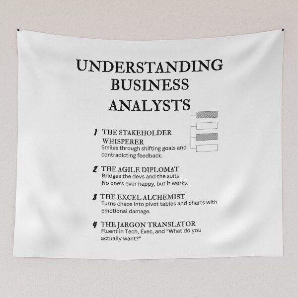 Item preview, Understanding Business Analysts – Funny BA Life Definitions designed and sold by PsyFlow35.
