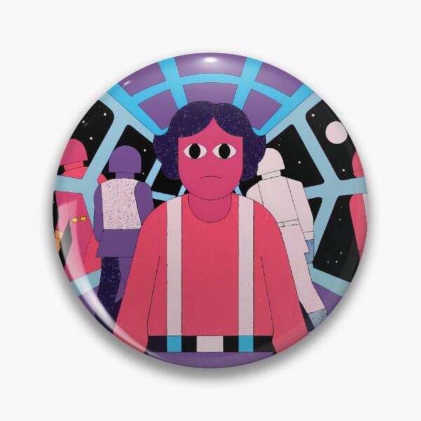 Item preview, Stylized Spacecraft Interior with Central Figure designed and sold by ART ATTACK ZONE.