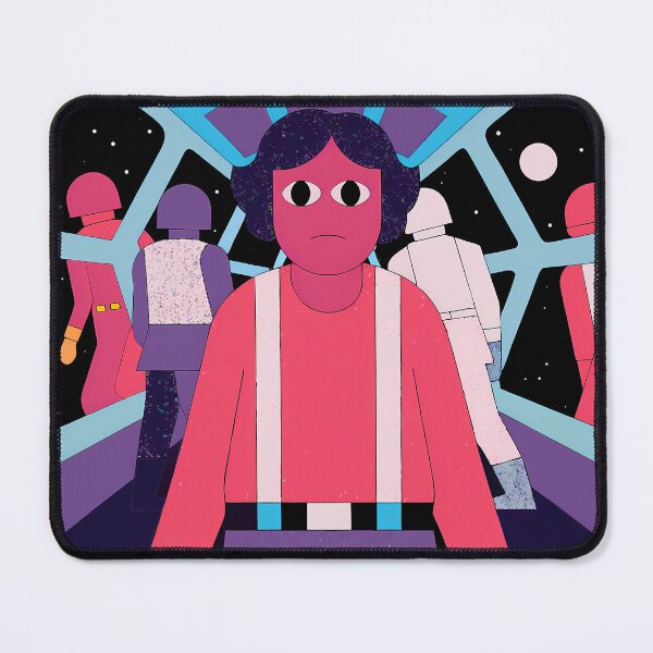 Item preview, Stylized Spacecraft Interior with Central Figure designed and sold by ART ATTACK ZONE.
