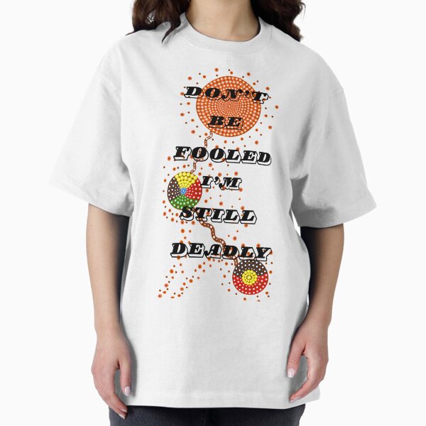 Item preview, Indigenous dot painting design (Don't be fooled still deadly) designed and sold by PjAnEby.