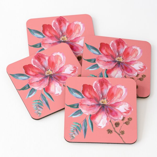 Item preview, Single Red Flower designed and sold by Rue Market.