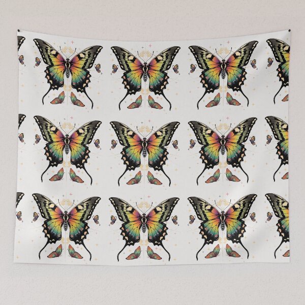Item preview, Rainbow butterflies designed and sold by MendaciousMina.