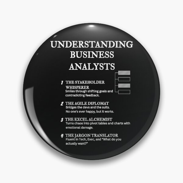 Artikelvorschau, Business Analysten verstehen – Lustige BA-Lebensdefinitionen – Schwarz entworfen und verkauft von PsyFlow35.