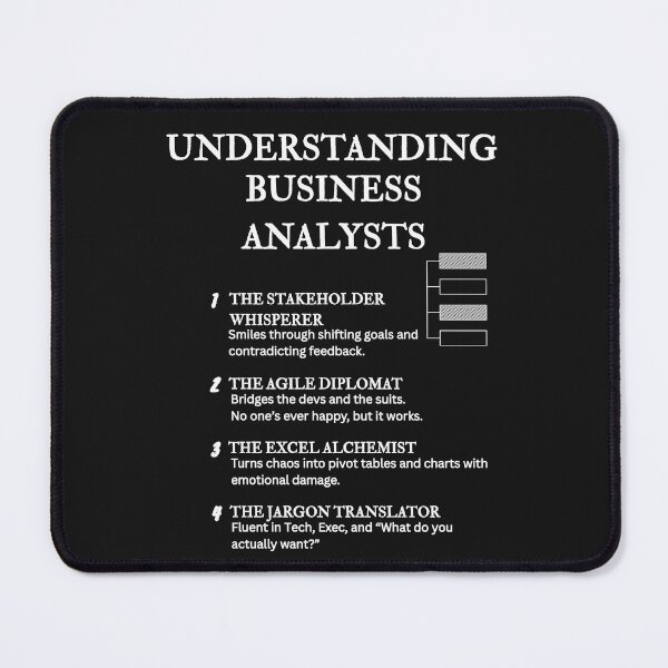 Item preview, Understanding Business Analysts – Funny BA Life Definitions – Black designed and sold by PsyFlow35.