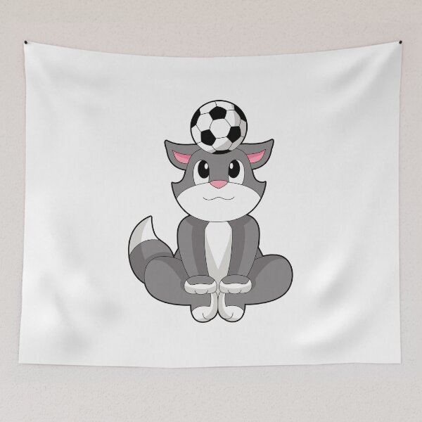 Item preview, Cat Soccer player Soccer designed and sold by Snabdesign84.