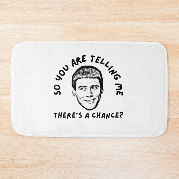 Item preview, there's a chance, one in a million, optimism, clueless, parody, funnyfits70, Humor, Funny, retro, vintage, funny quotes, animal humor, designed and sold by FunnyFits70.