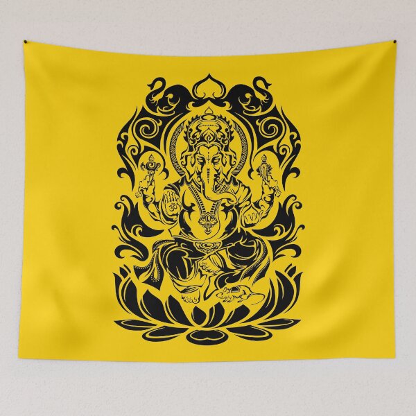 Item preview, Tribal Ganesh designed and sold by TurkeysDesign.